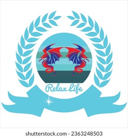 RELAX LIFE T SHIRT DESIGN