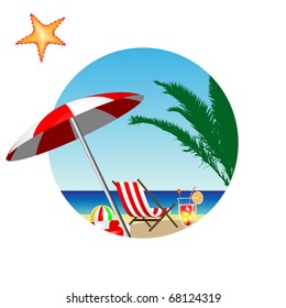 Relax on the beach