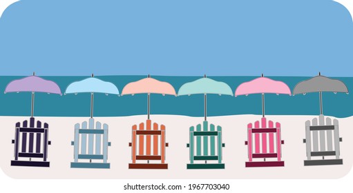 Relax on the beach summer time