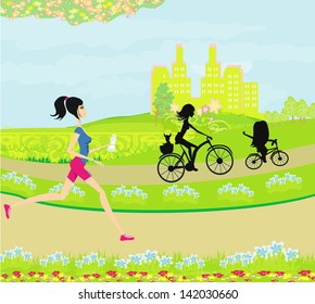relax in the park