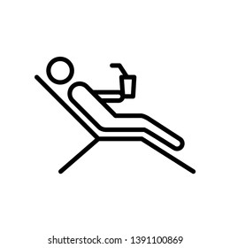 relax person icon vetor template