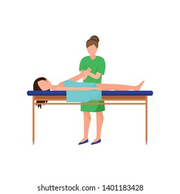 Relax resort woman massage in tropical island vacation