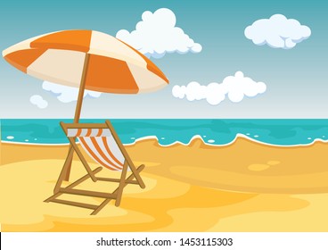 Relax at the sea in summer