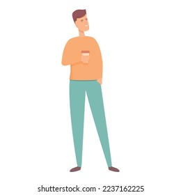 Relax student icon cartoon vector. Skills therapy. Mental help