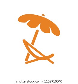relax sunbathing icon