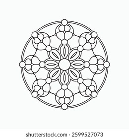 Relax with This Free Floral Mandala Coloring Sheet.