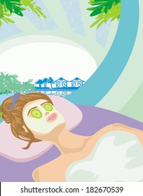 Relax in a tropical spa