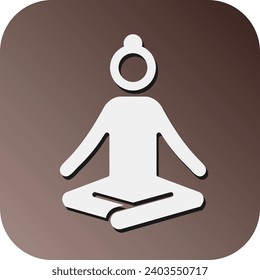 Relax Vector Glyph Gradient Background Icon For Personal And Commercial Use.

