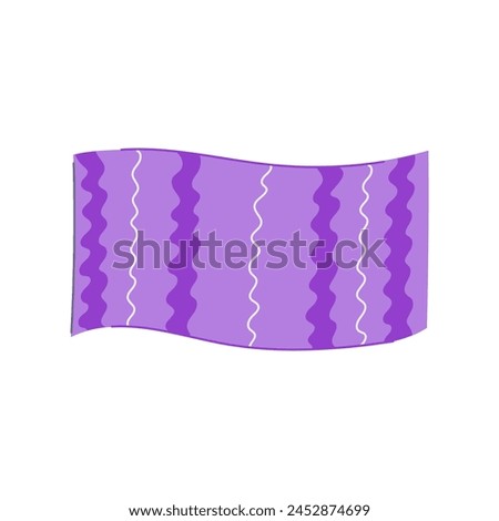 relaxation beach towel cartoon. pool ocean, waves surf, sunbathe coastal relaxation beach towel sign. isolated symbol vector illustration