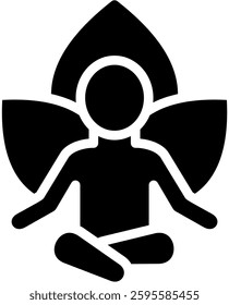 Relaxation Icon Element For Design And Vector