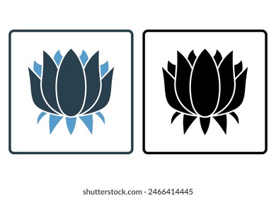 Relaxation icon. icon related to mental health. suitable for web site, app, user interfaces, printable etc. solid icon style. simple vector design editable