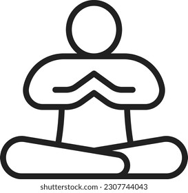 Relaxation icon vector image. Suitable for mobile application web application and print media.