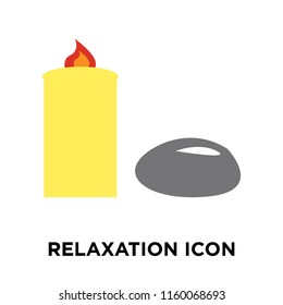 Relaxation icon vector isolated on white background, Relaxation transparent sign