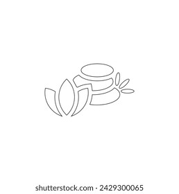  Relaxation, Inner Peace, Self-knowledge, Inner Concentration, Spiritual Practice. Editable Stroke. Meditation Practice and Yoga Vector Line Icons Set.