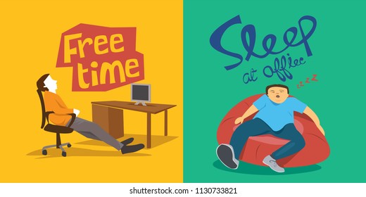 Relaxation in office 