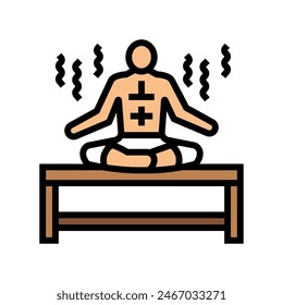 relaxation sauna color icon vector. relaxation sauna sign. isolated symbol illustration