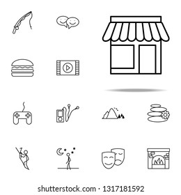 relaxation in shopping icon. relaxation icons universal set for web and mobile