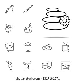 relaxation in spa icon. relaxation icons universal set for web and mobile