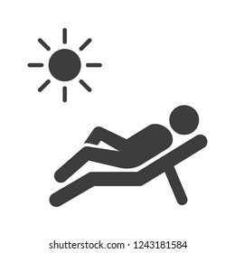 Relaxation - Sunbath Icon