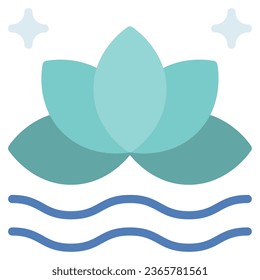 Relaxation Techniques Icon Illustration, for uiux, infographic, etc