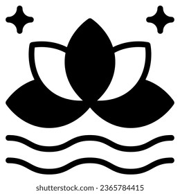 Relaxation Techniques Icon Illustration, for uiux, infographic, etc