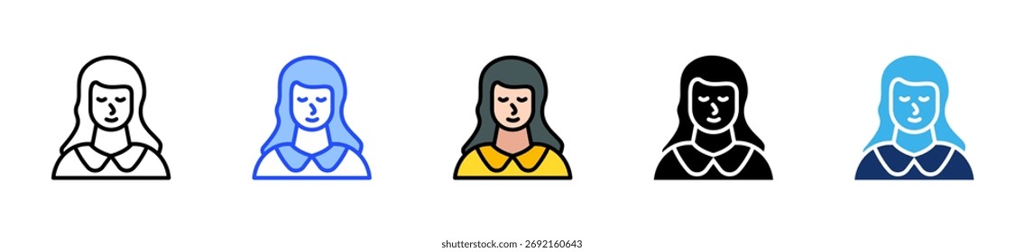 Relaxed Face Icon Collection With Multiple Styles