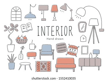 relaxed interior furniture and goods