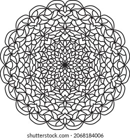 relaxing coloring mandala anti stress meditation colorful decoration