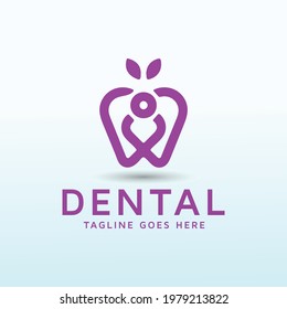 relaxing dental office for women middle age logo design