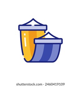 Relaxing Hammock Hangout Vector Icon Illustration