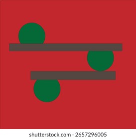design de ícone relaxante com fundo vermelho 