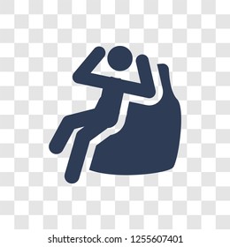 Relaxing icon. Trendy Relaxing logo concept on transparent background from Activity and Hobbies collection