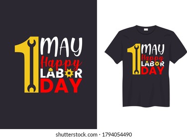 A Relaxing Labor Day. Typography Creative Vector graphic for t shirt. Labor Instruments, typographic quote or t-shirt Design.