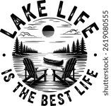A relaxing lake scene with canoe, perfect for nature lovers and adventurers.