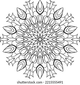 relaxing mandala coloring decoration spiritual