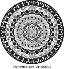 relajante patrón de color mandala meditación anti estrés