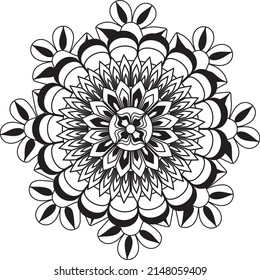 relajante patrón de color mandala meditación anti estrés