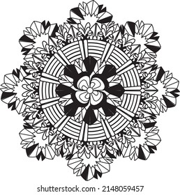 relajante patrón de color mandala meditación anti estrés