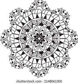relajante patrón de color mandala meditación anti estrés