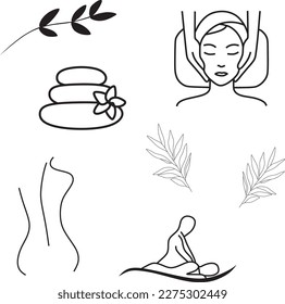 Relaxing Massage Logo Item Kit