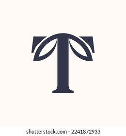 RELAXING MASSAGE SPA WOMEN HOTEL LOGO LETTER T