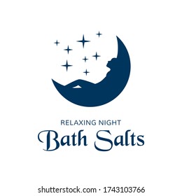 Relaxing Night Icon Bath Salts Logo