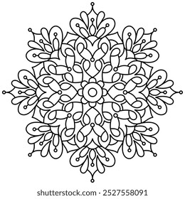 relaxing and trendy mandala design for adults and kids coloring book, mandala art for henna, wall art and tattoo design
