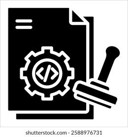 Release Approval Icon Element For Design