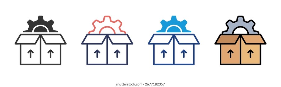 Release Icon Set Multiple Style Collection