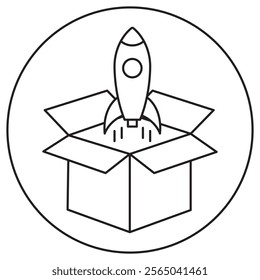 Release icon, Strategies for Seamless Software Release and Deployment, Mastering the Art of Successful Product Releases, vector