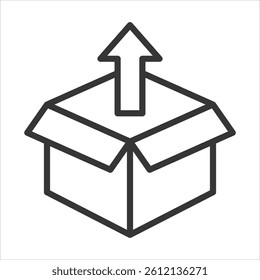 Release Icon Vector Illustration Outline