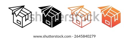 Release Multi Style Icon Set Vector