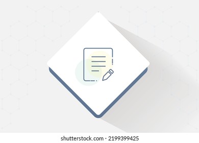 Release Note (PDF) icon vector design