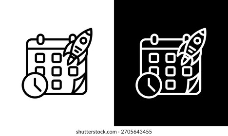 Programa de Autorización con diseño de conjunto de iconos
